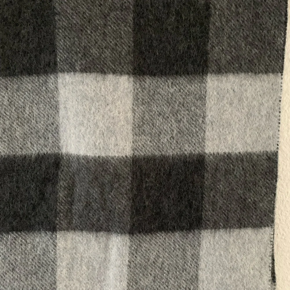 CASHMERES Double Sided Scarf Animal Plaid Print
